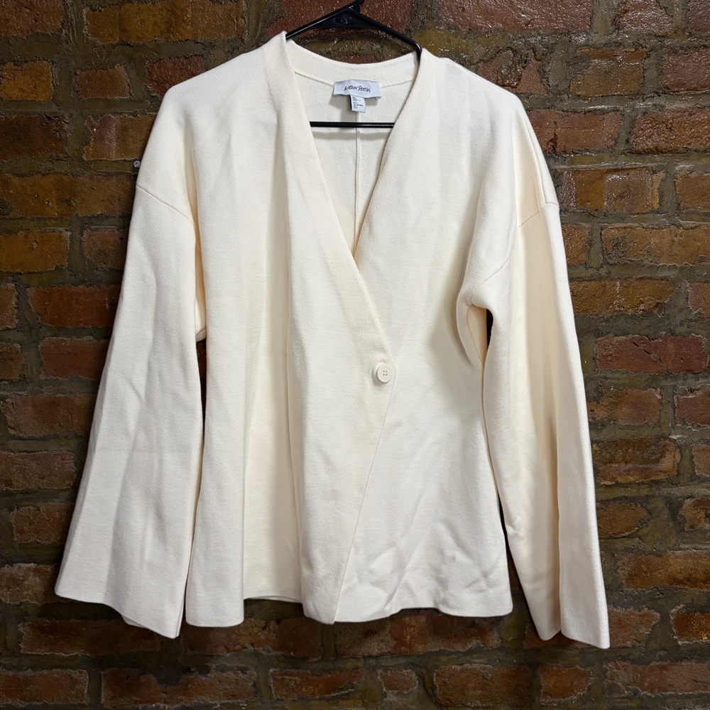 & Other Stories Asymmetric Wrap Front Cardigan Blazer - Small